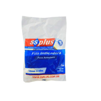 Fita para autoclave 19mmx30m - ssplus