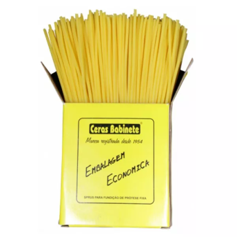 Cera sprus 4mm 500g amarelo - ceras babinete