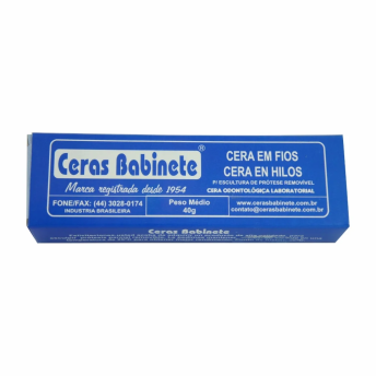 Cera fio 2 azul - ceras babinete