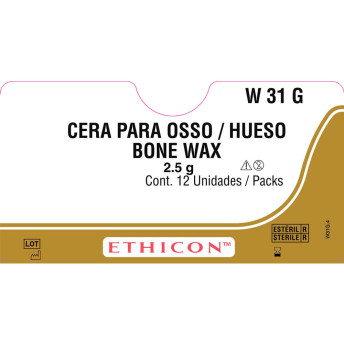 Cera para osso ethicon 25g - asfer