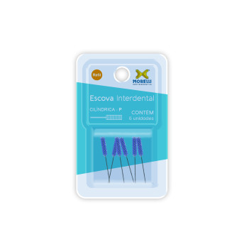 Refil escova interdental - cilíndrica p 78.01.101 - morelli