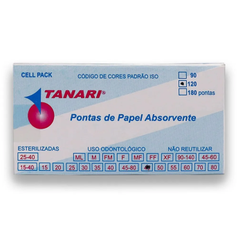 Cone de papel cell pack esterilizado 2° série 45 - 80 - tanari