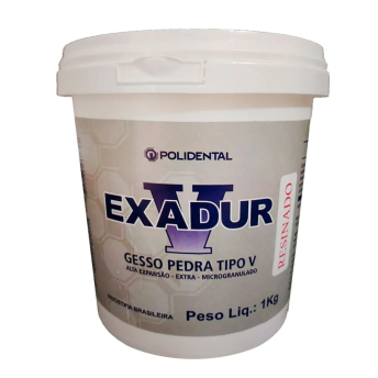 Gesso especial exadur tipo v rosa 1kg 8 - polidental