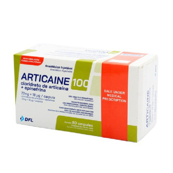 Anestésico articaine 100 - dfl