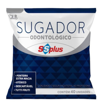 Sugador odontológico colorido - ssplus