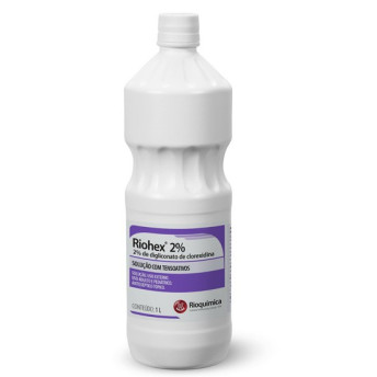 Antiséptico clorexidina riohex 2% 1l - rioquímica