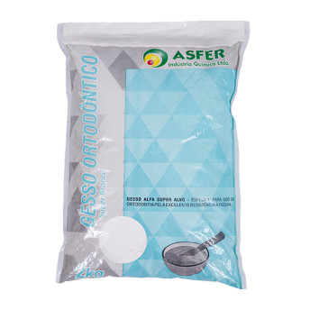 Gesso ortodôntico branco 2kg - asfer