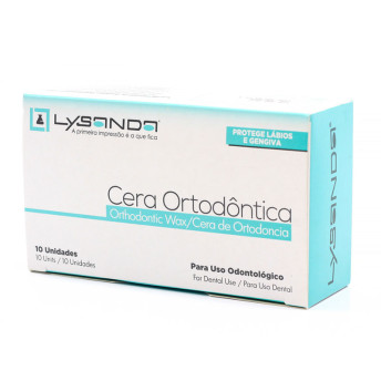 Cera ortodôntica com glitter 10un p - lysanda