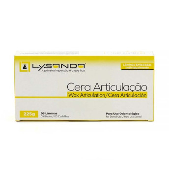 Cera articulação amarela 5 lâminas - lysanda