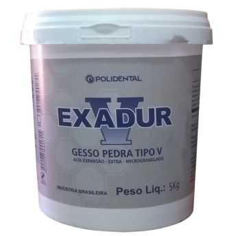 Gesso especial exadur tipo v rosa 5kg 1 - polidental