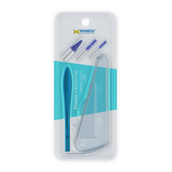 Escova interdental azul 78.01.002 - morelli