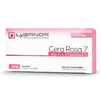 Cera 7 rosa 18 lâminas - lysanda