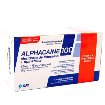 Anestésico alphacaine 2% - dfl