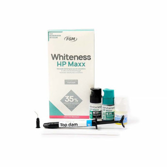 Clareador whiteness hp foto 35% maxx kit g - fgm